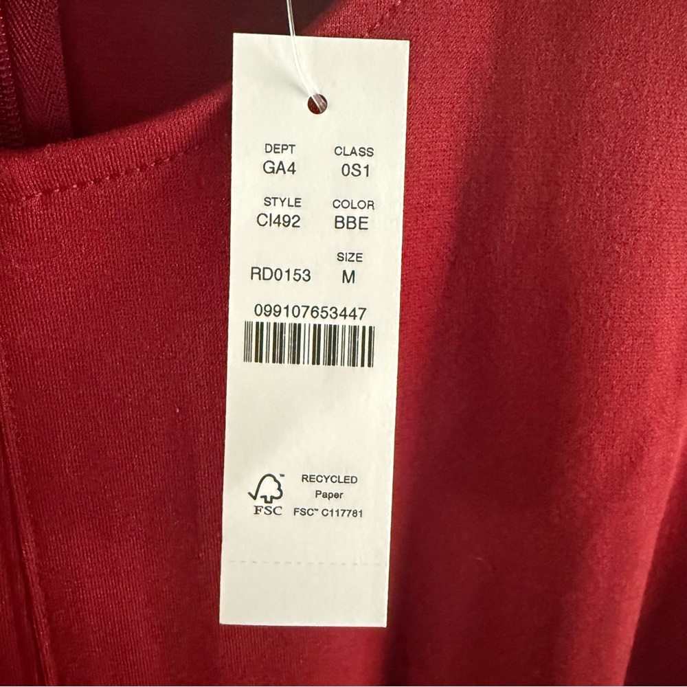 J Crew Nadia Dress A-Line Bordeaux Berry Red Size Medium - Picture 6 of 7